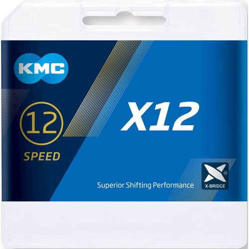 Kmc X12 Aurora Blauw 126 Schakels Fietsketting Met Double X-bridge 12-speed