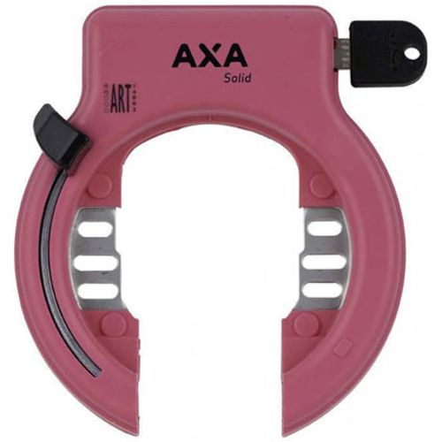 AXA ringslot Solid roze